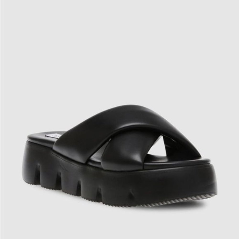 Steve Madden BROADCAST Criss-Cross Strap Platform Sandals